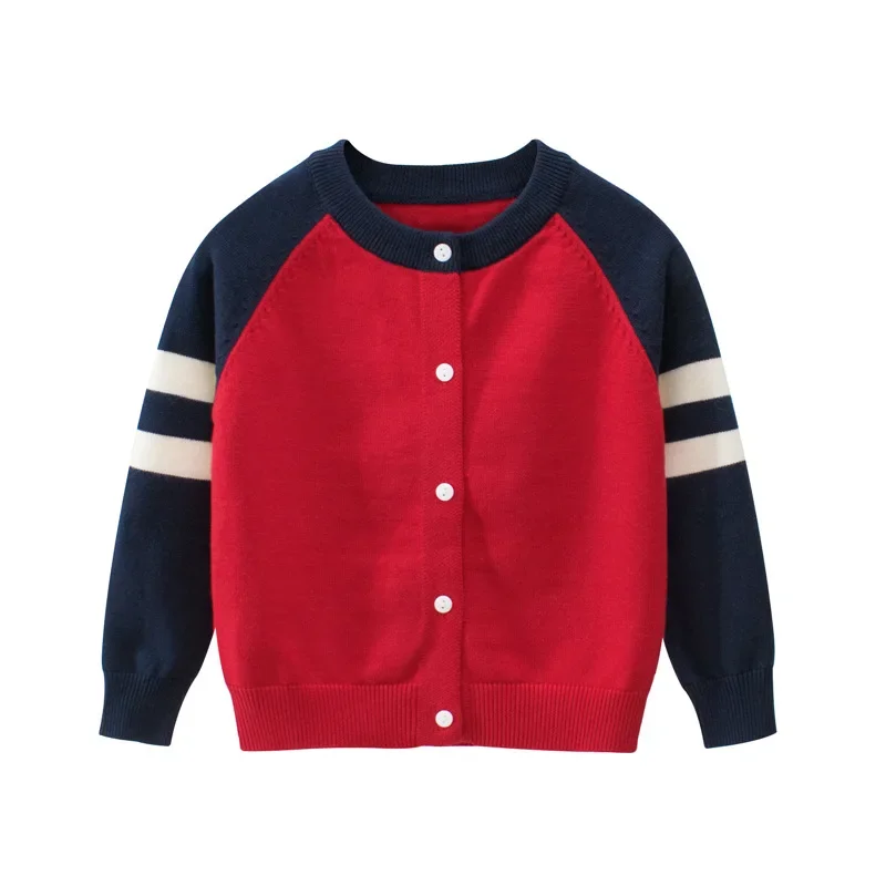 

New Baby Boys Sweater Toddler Boys Christmas Sweater Long-Sleeve Cotton Cardigans Children Clothes Jumper Knitwear Kids Sweater