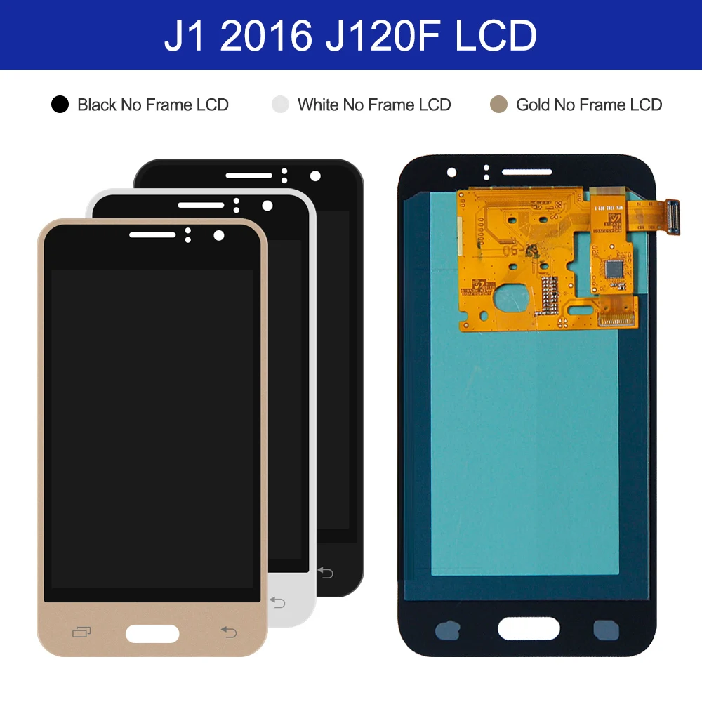 Display Screen for Samsung Galaxy J1 2016 J120 J120F J120H Lcd Display Touch Screen Digitizer Assembly Replacement