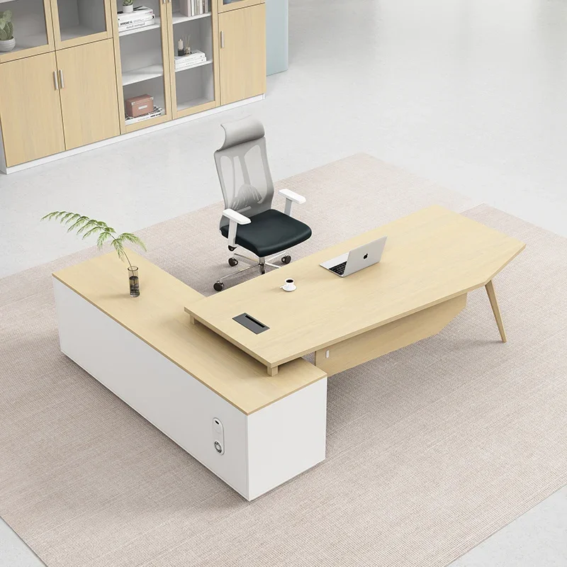 Study Office Computer Desks Simple Table Aesthetic Computer Desk Minimalism Single Person Escritorio Oficina Office Furniture