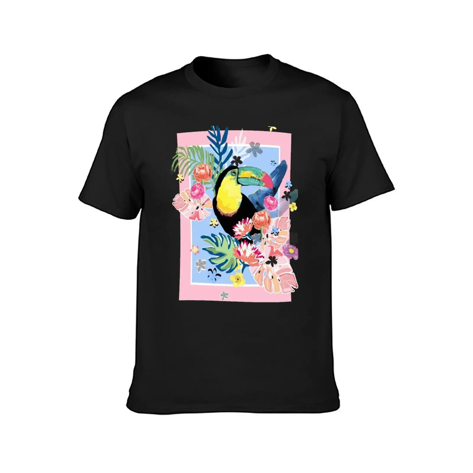 Toucan Love T-Shirt boys animal print summer tops graphics men graphic t shirts