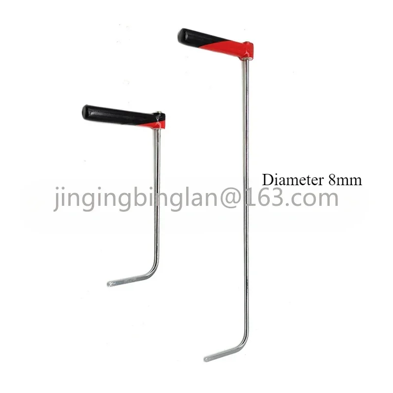 2 pcs Car dent repair tool, rotatable hook body interlayer repair