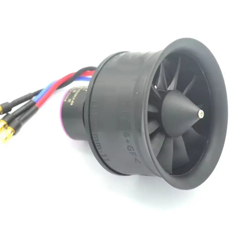 ABUM-50Mm EDF With 11 Blades Ducted Fan 3S 2627-4900KV Suit For RC Jet Airplane 50Mm