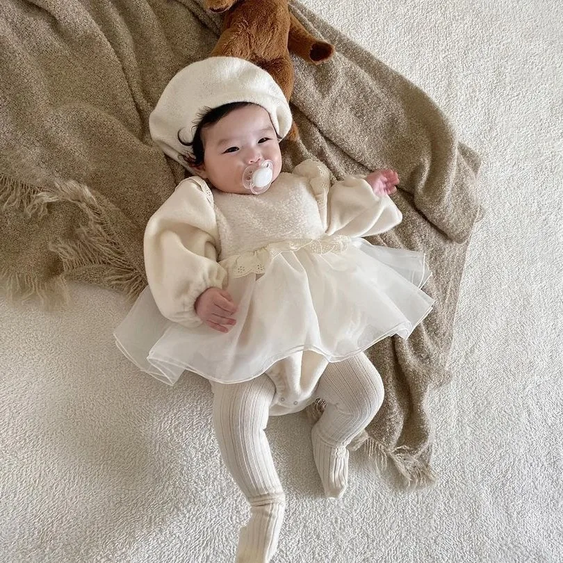 nuevo-body-de-lana-calido-para-ninas-invierno-2026-vestido-de-princesa-con-encaje-y-felpa-mono-de-manga-larga-para-bebes-gorro