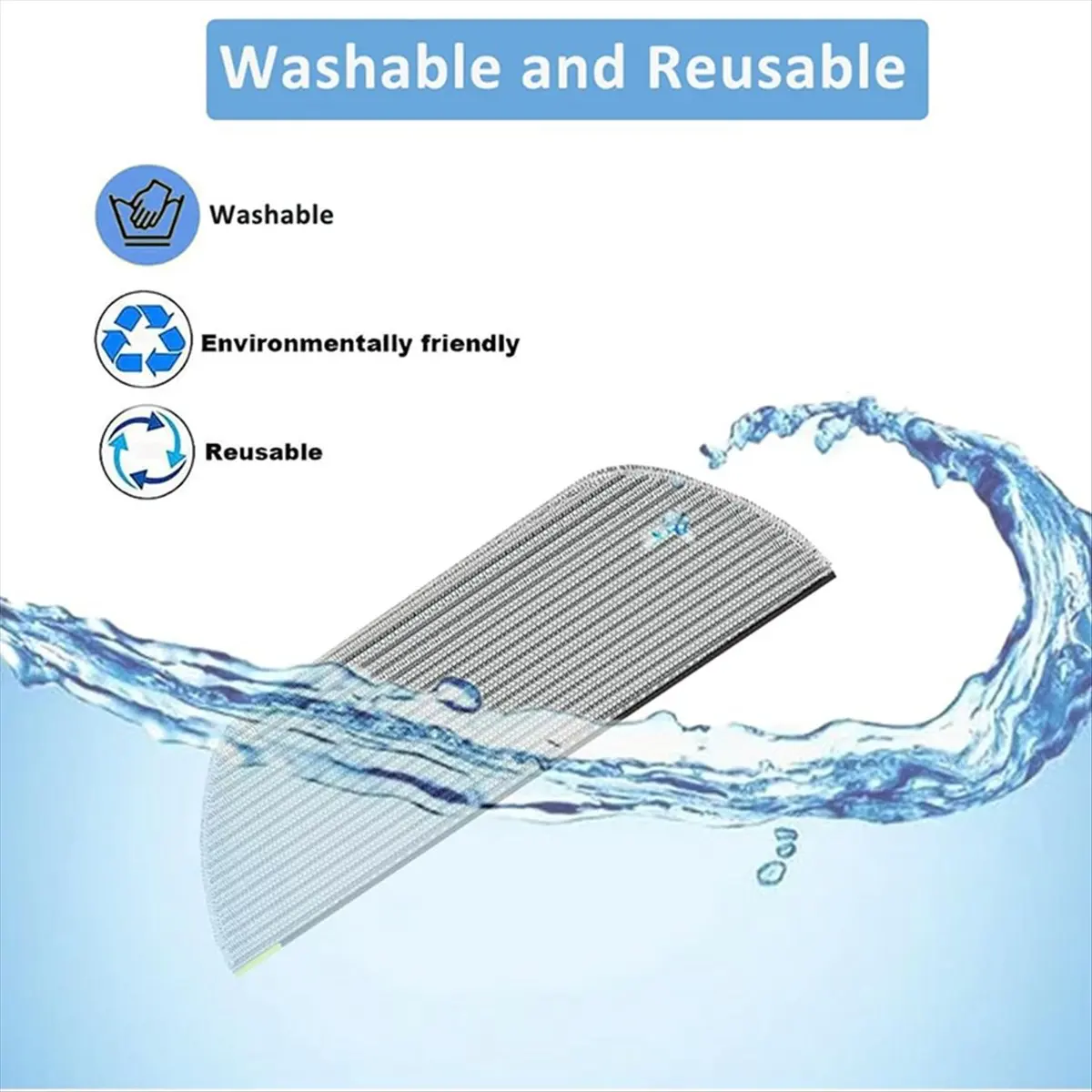 (ABJZ) Replacement Mop Pads Compatible with for Shark RV2820YE RV2820ZE RV2800AE RV2800S AV2800ZE ,Washable Reusable 10 Pack