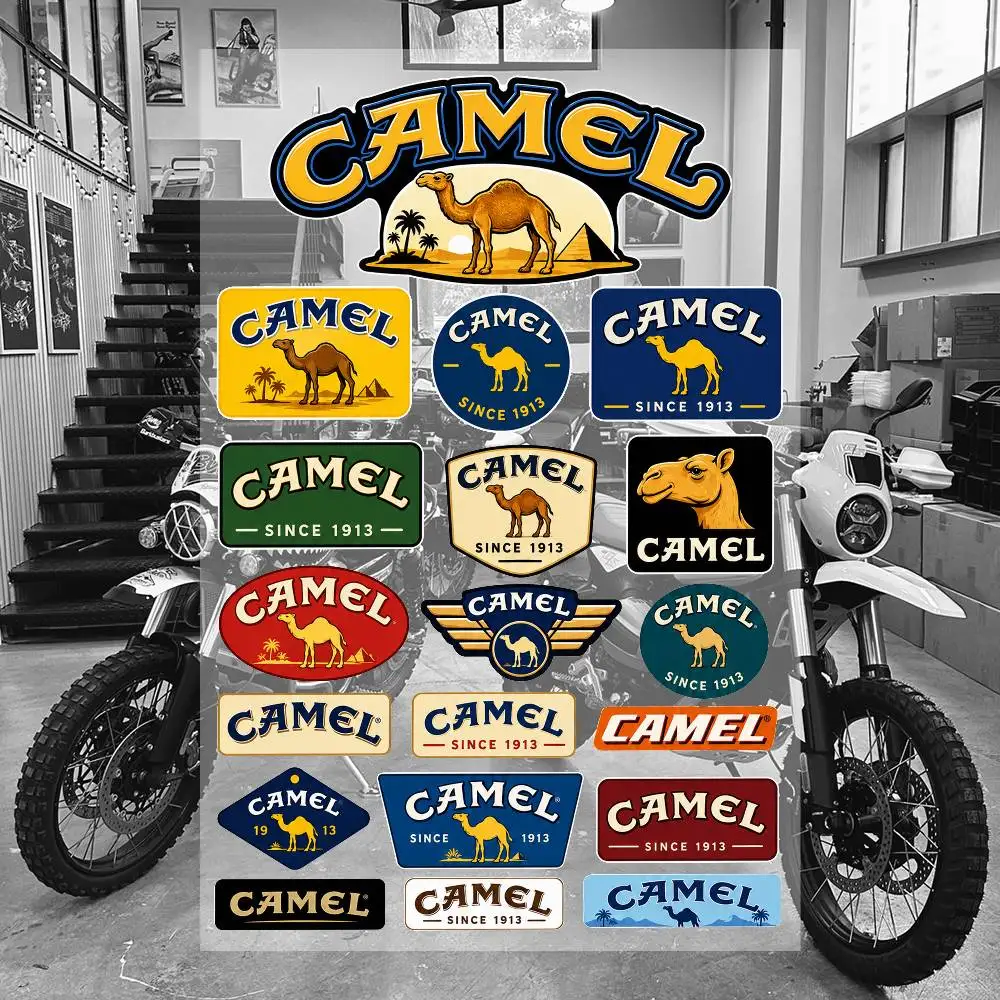 C-a-mel C-la-S-iC- Ästhetische Graffiti-Aufkleber Wasserfeste PVC-Sticker für Auto Motorrad Skateboard Helm Notizbuch