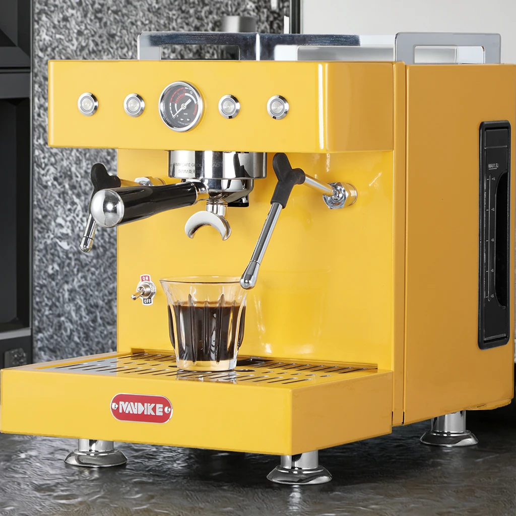 

MANDIKE MC-1 Dual-Purpose Home Commercial Semi-Automatic Coffee Machine Electric Power Source For Hotels Households Cars RVs