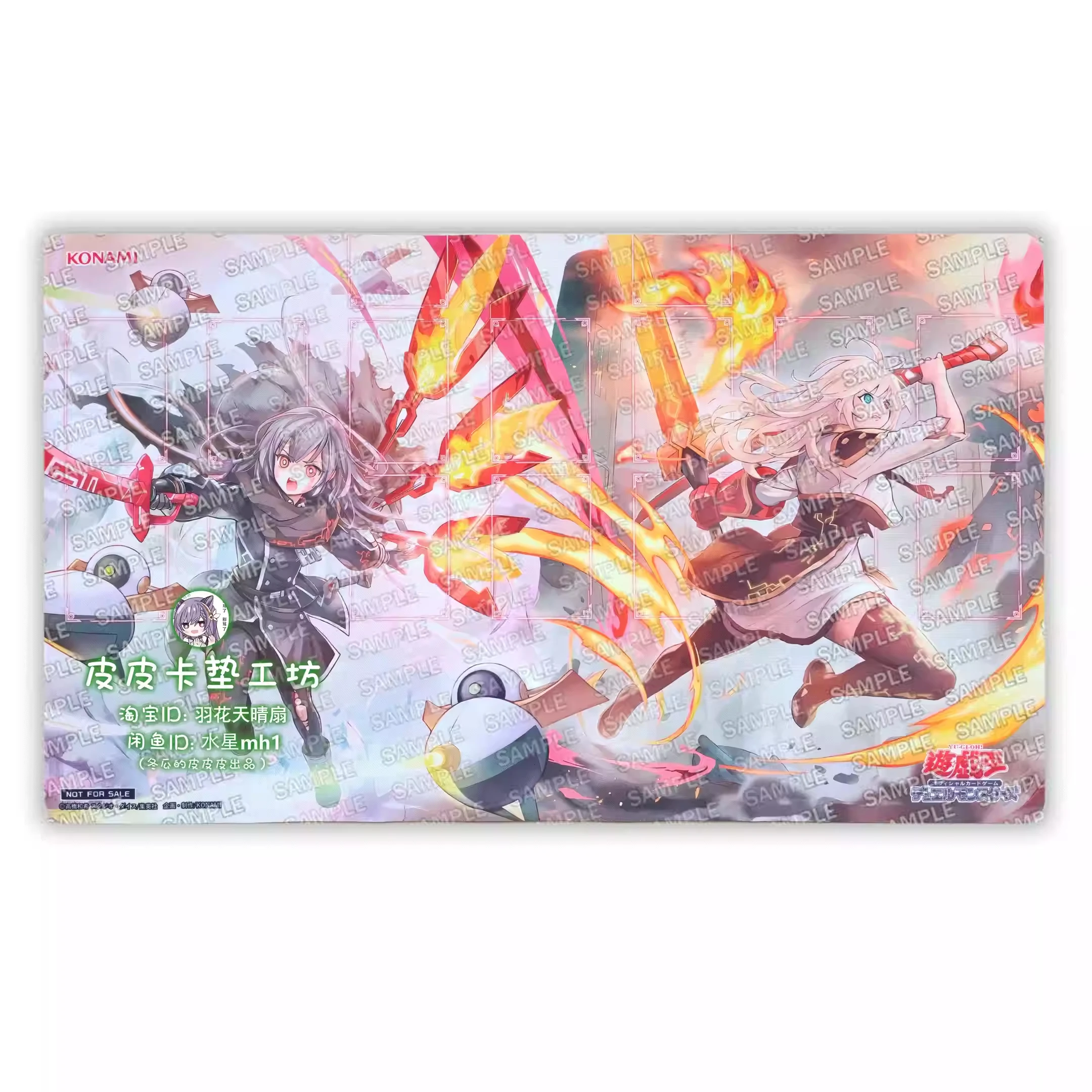 

600X350X2Mm Diy Yu-Gi-Oh! Sky Striker Ace Hayate Card Battle Mat Ygo Single Player Board Game Card Battle Table Mat Anime Toys