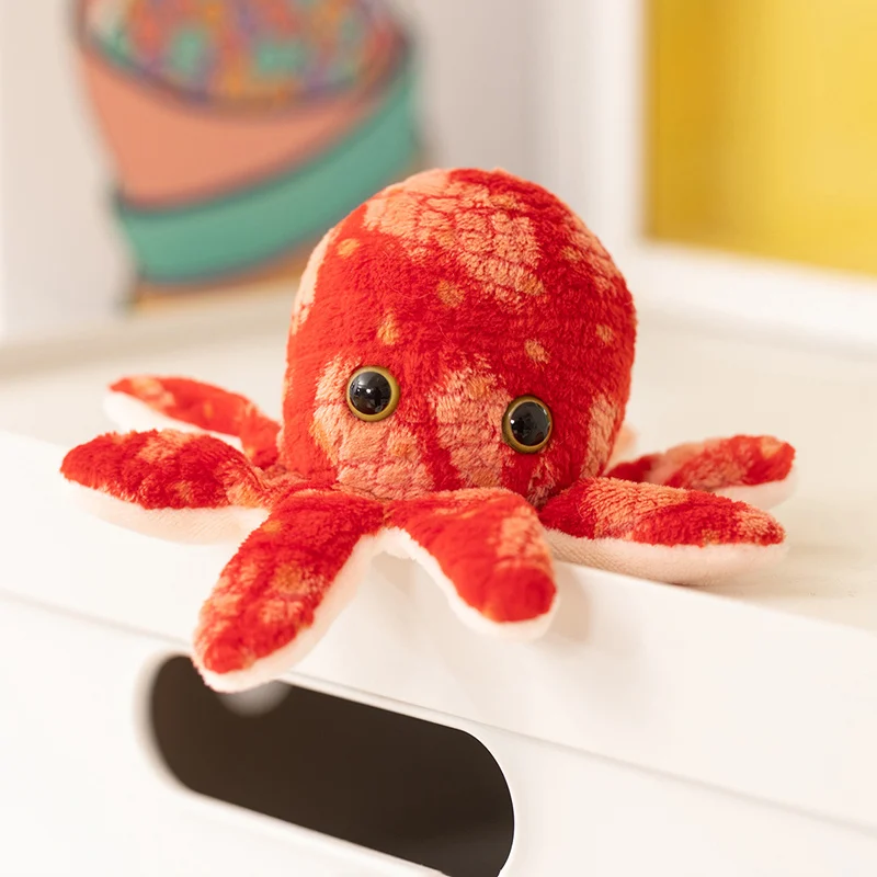 

Octopus Plush Toys 6cm Standing Shoulder Stuffed Doll Sea Fish Toys Hobbies Collection Home Decor Toys Kids Dolls Birthday Gifts