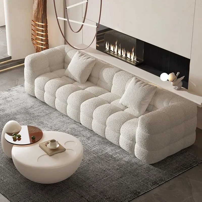 Europe Wood Living Room Sofa Luxury Backdrop Double Nordic Armchair Sofa Puff Modern Elegant Woonkamer Banken Home Furniture