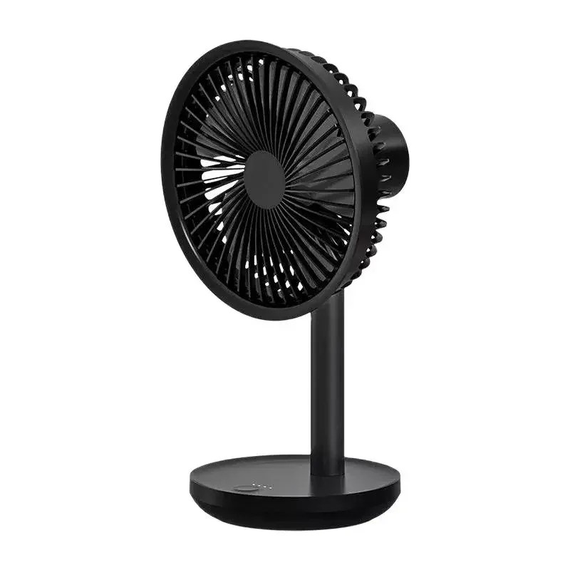 

SOLOVE 5W USB Desktop Table Fan 4000mAh USB Rechargeable 3 Modes Wind Speed Cooling Oscillating Black Fan 3Colors