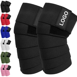 Weight Lifting Knee Wraps Support for Squatting Powerlifting Knee Straps Sleeves Cross Training Sport Protection