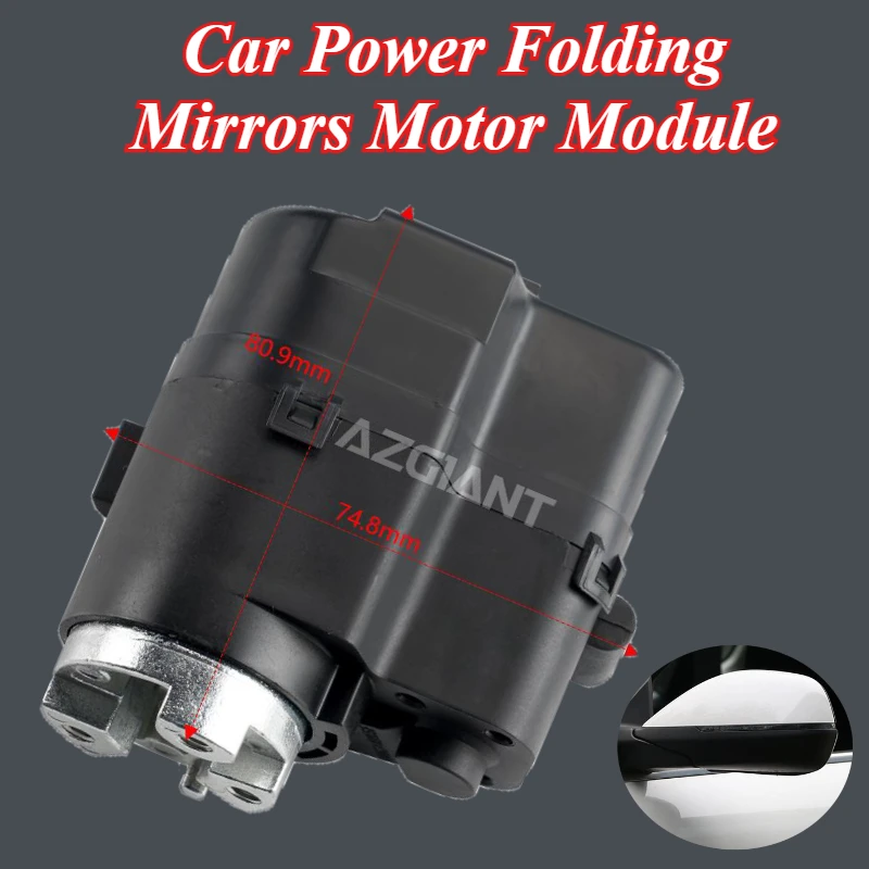 

AZGIANT Car Power Folding Mirrors Motor Module for Mitsubishi Outlander(USA) ASX RVR MK2 2010-2013 Sport (USA)2011-2015 OEM R L