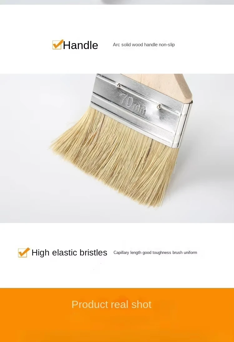 

Paint Brushes Industrial Glue Hard Brush Household Barbecue Pig Brush Soft Brush Cleaning and Dusting Brush