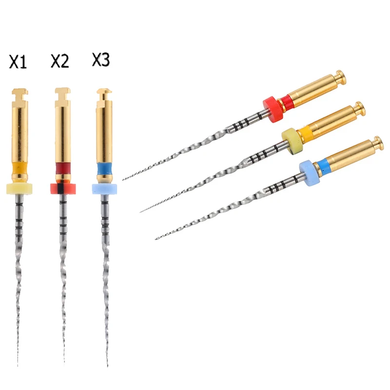 30 sztuk/10 sztuk Pro Endo dentysta stożek Next X1-X3 Endo silnik obrotowy użyj kanału korzeniowego pilnik NITI dentystyczny instrument endodontyczny