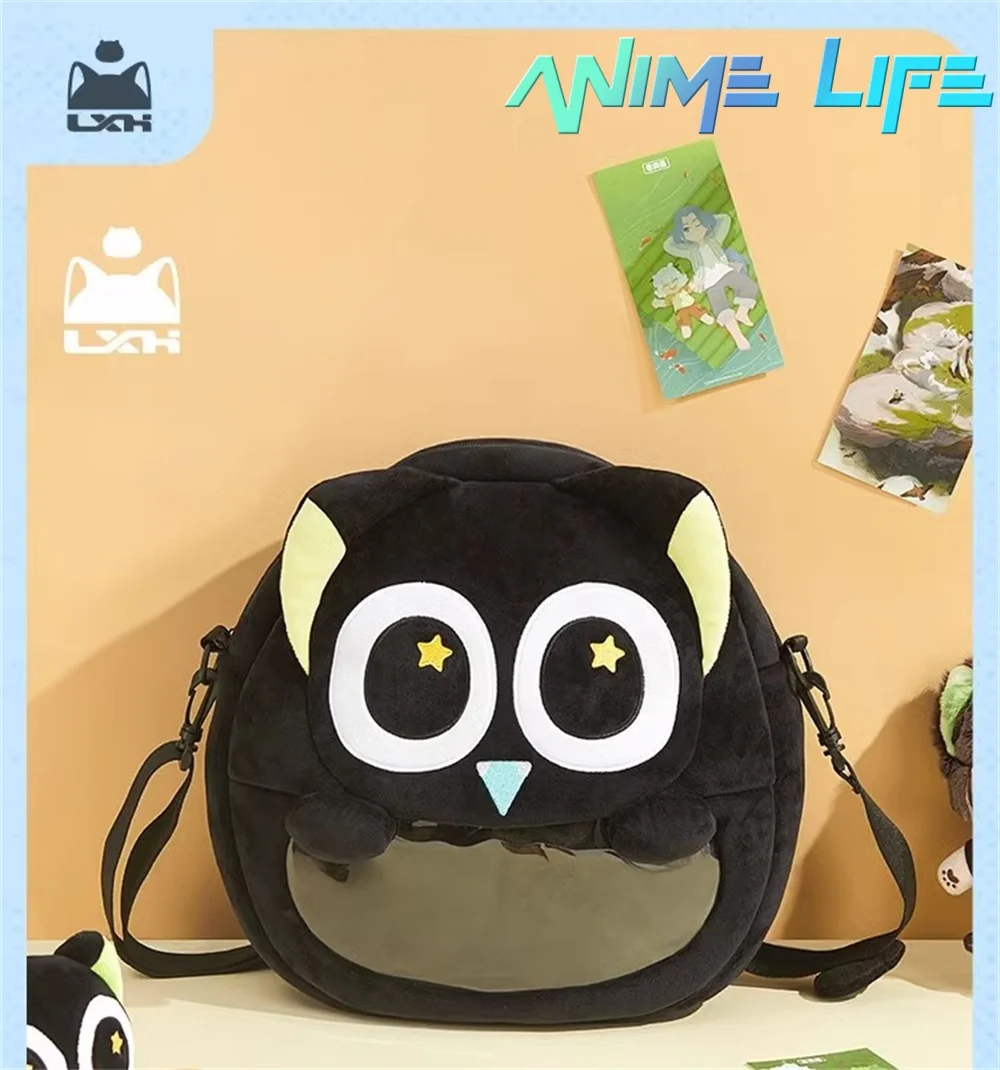 Official Anime The Legend of Luo Xiao-Hei Shouder Crossbody Bag Plush Backpack For Women Original Cartoon Cosplay Kids Gift