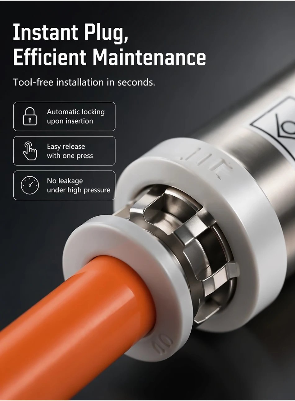 1PCS Pneumatic One-way Non Return Check Valve SPU Straight Control 4mm 6mm 8mm 10mm 12mmGas Pipe One-touch Push In Quick Connect T&I Online Store
