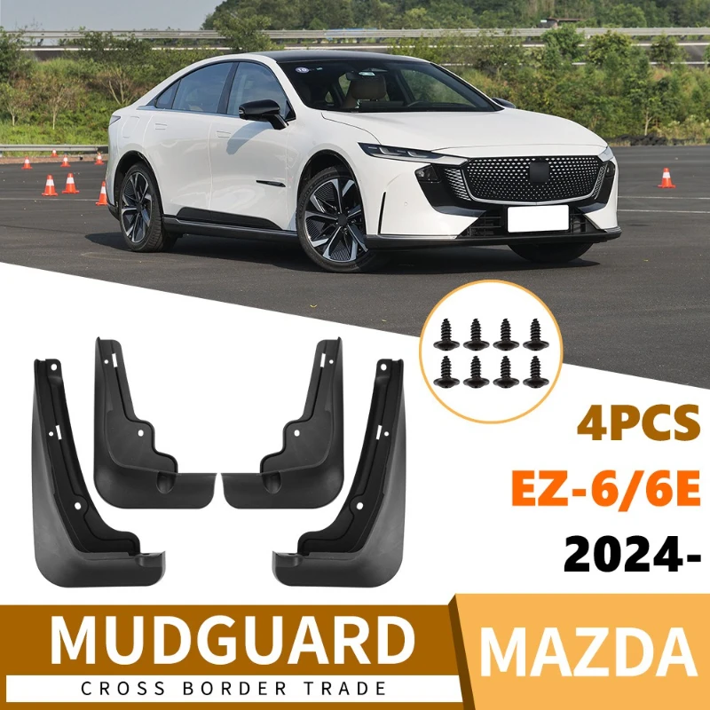 Mudflap For Mazda EZ-6 6E 2024 Fender Mud Guard Splash Flaps Mudguard Accessorie