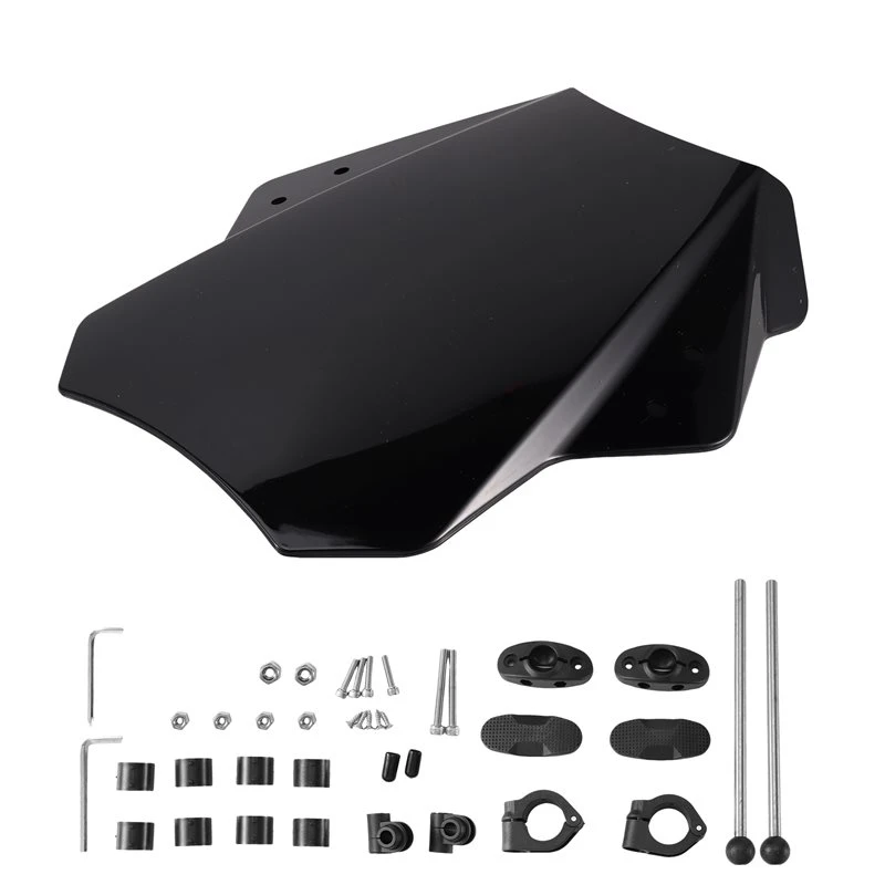 1Set Windshield Kit Suitable For Kawasaki Honda Yamaha FZ1 FZ8 MT-01 MT-03 2022-2023 Models.