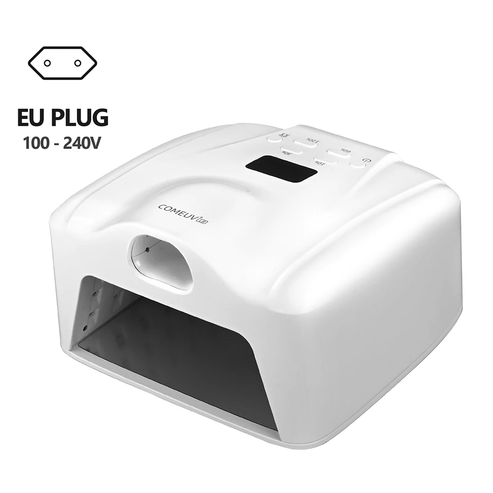 Comeuv Nagellamp Enkel Vinger Gel Nagel Uithardingslamp Volledige Hand Snel Droogende LED Licht Nageldroger Auto Sensor Dubbele Lamp