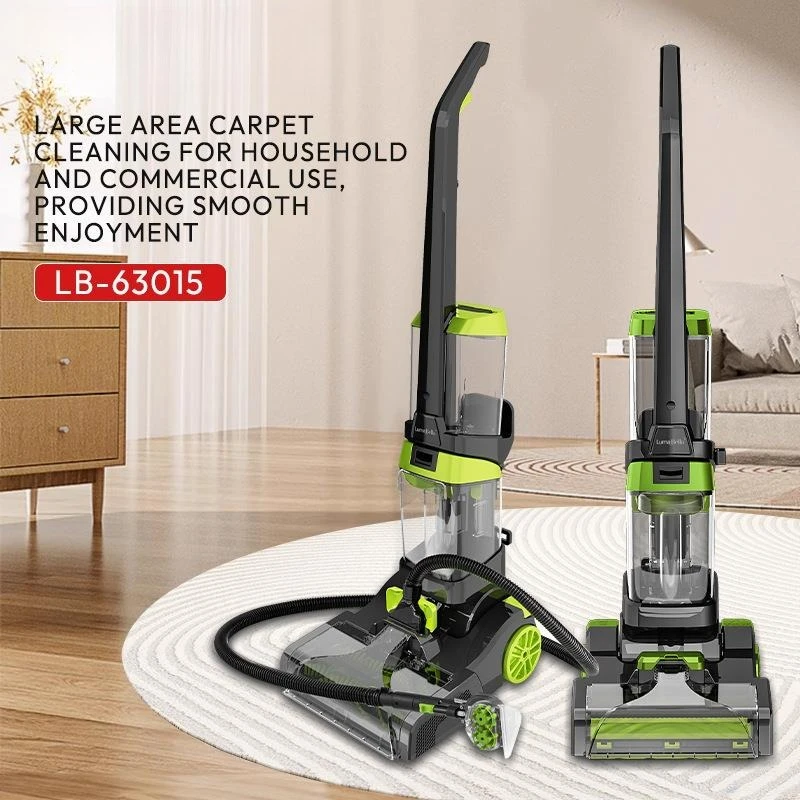 LB-63015 6 metros com fio máquina de limpeza de piso seco e molhado doméstico de alta potência forte máquina de lavar carpetes
