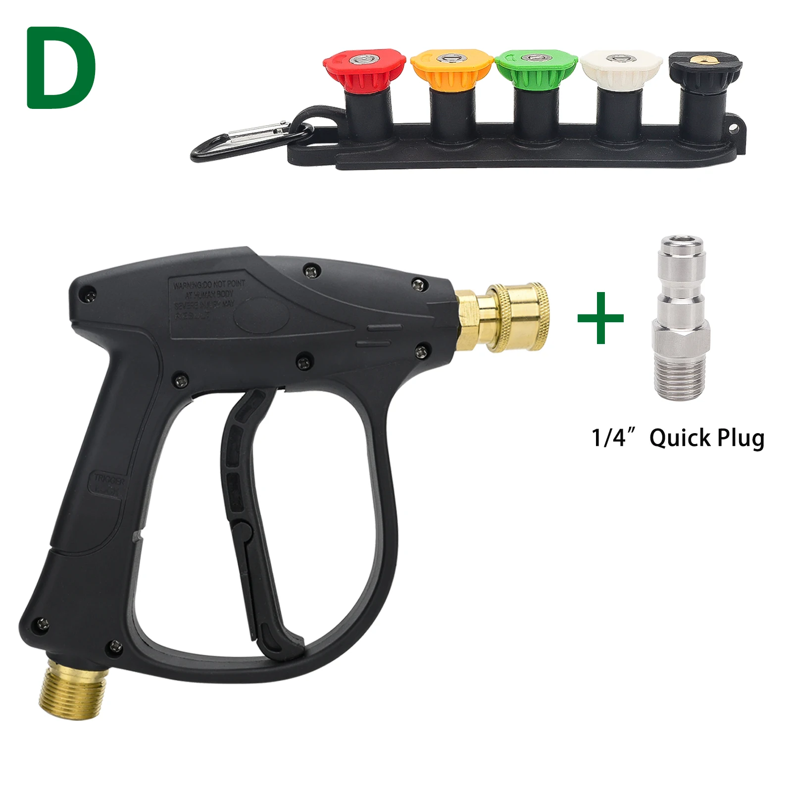 Hogedrukreiniger Waterpistool voor autoreiniging Slangconnector voor Karcher Nilfisk Parkside Bosch Snelkoppelingsproeiers