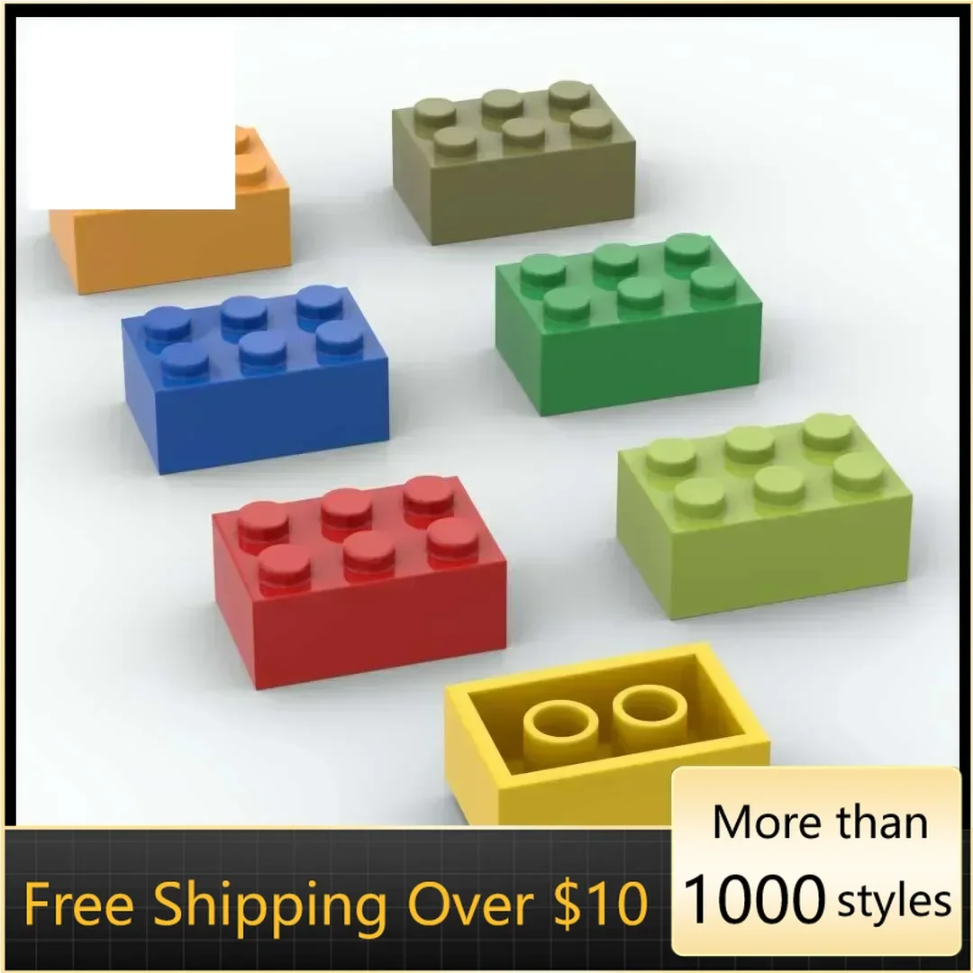 

10 шт. собирает частицы 3002 2x3 кирпичи, строительные блоки, детали, высокотехнологичные сборки «сделай сам», развивающие игрушки для детей, подарок