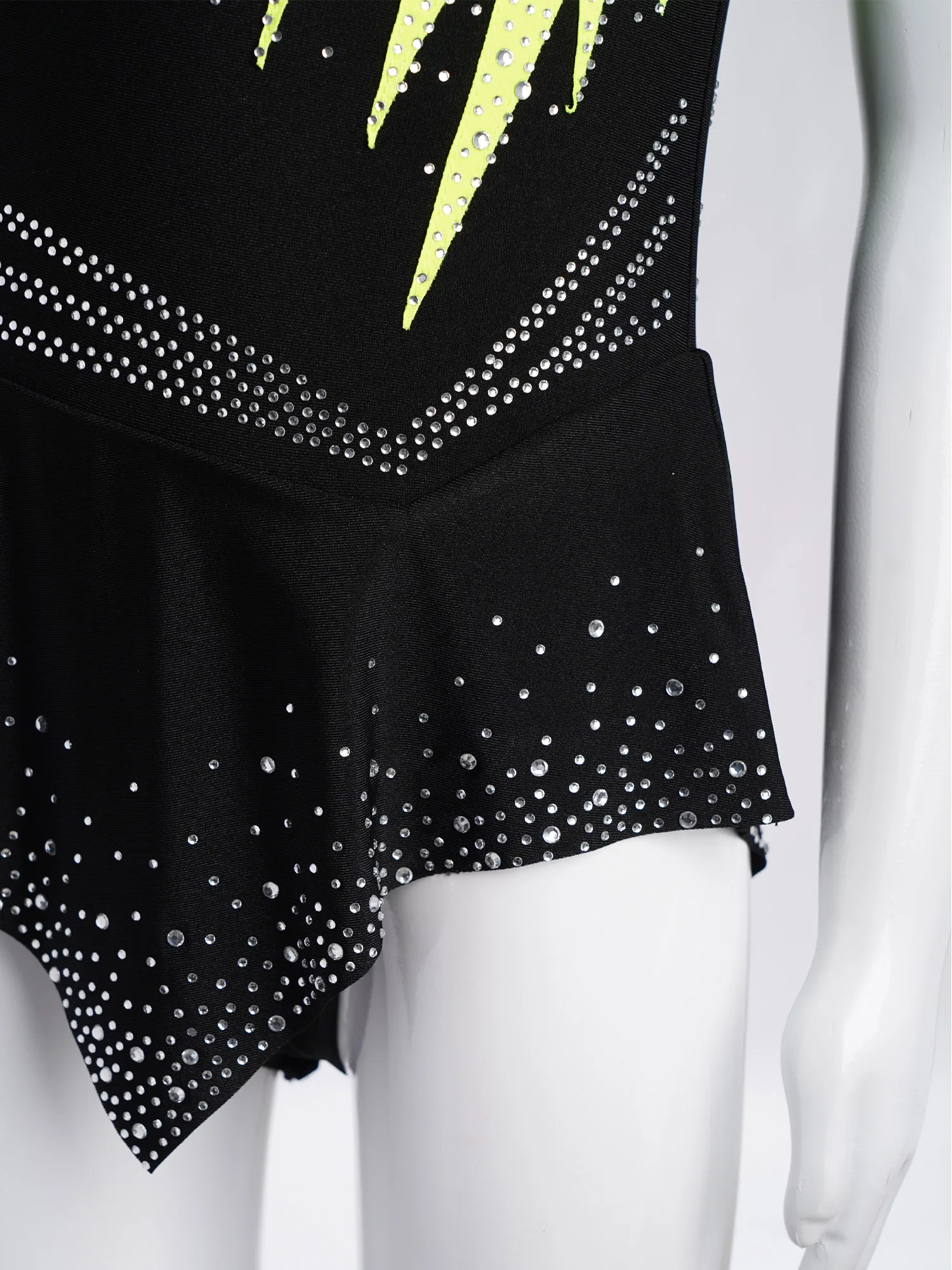 الفتيات الباليه جيرسي الراين الجمباز يوتار أكمام توتو فستان ارتداءها Dancewear أداء التزلج على الجليد الإيقاعي
