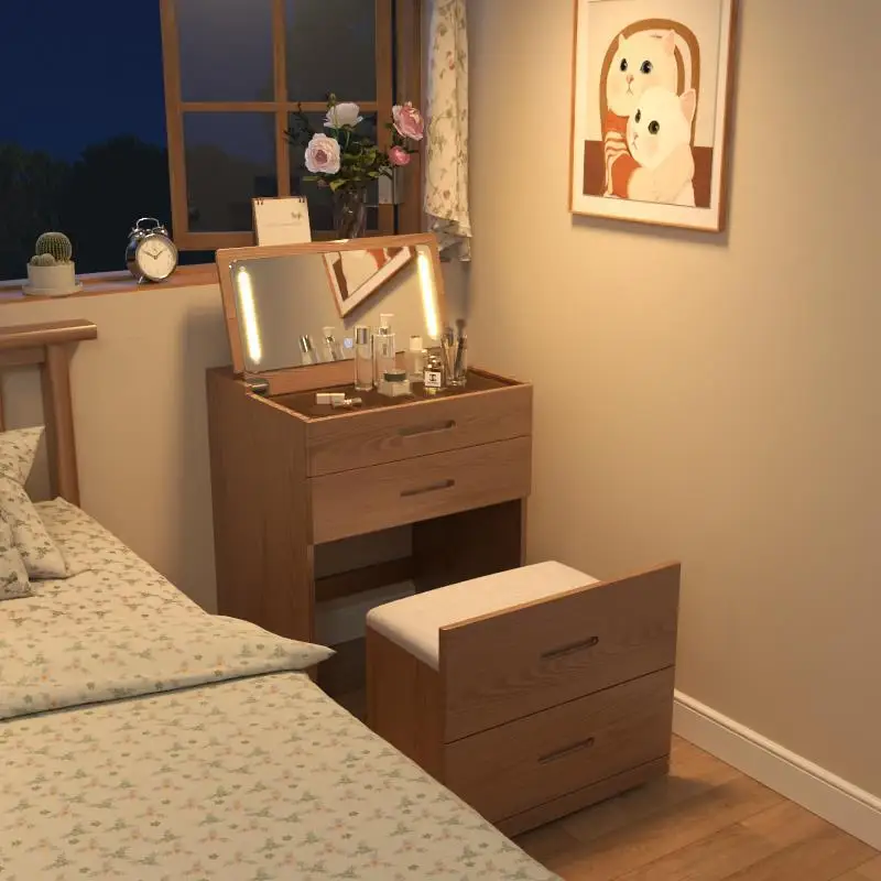

Solid wood chest bedroom simple modern chest of drawers room locker storage