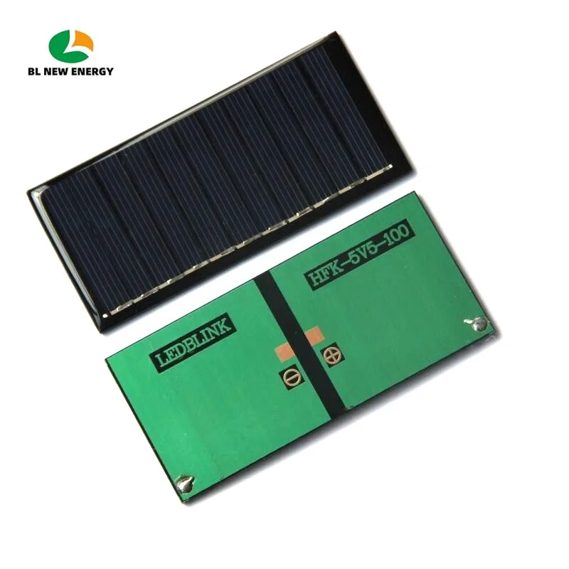 

Wholesale 500PCS 0.55W Mini Solar Panels 5.5V Small Size 95*48MM Solar Cells Solar Plate for DIY Solar Light Solar Power Project