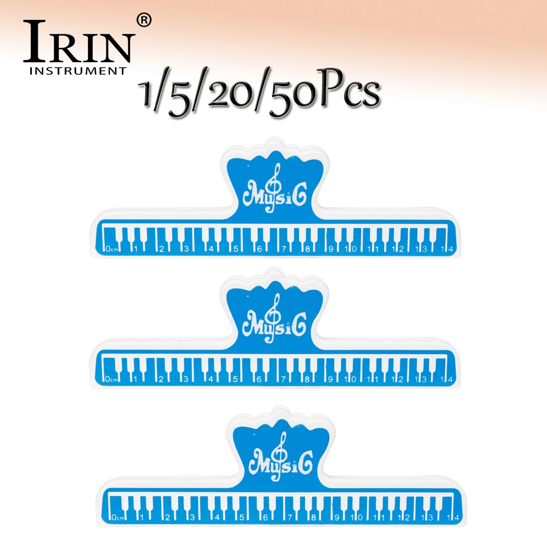 IRIN Score Clip Anti Oxidation Score Clip ABS Universal Suitable For Music Performance Score Clip Instrument Accessories