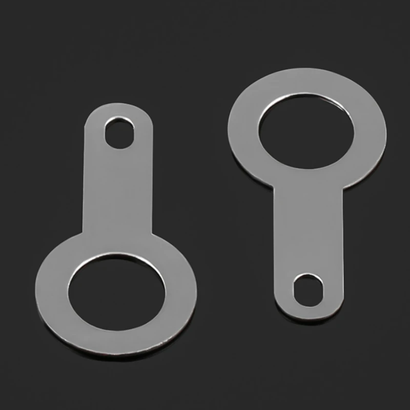 10-100PCS 2.2-8.2 Silver-plated Copper Single Head Soldering Terminal  Circular Weld Washer Welding Sheet Soldering Lug