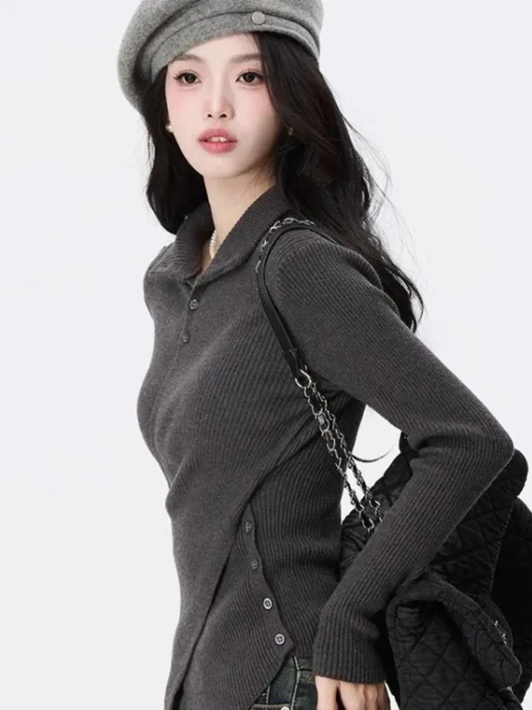 Turtleneck Long Sleeve Knitted Top For Women Autumn Winter New All-match Lazy Sweaters Mujer 2025 Slim Fit Bottoming Pullovers