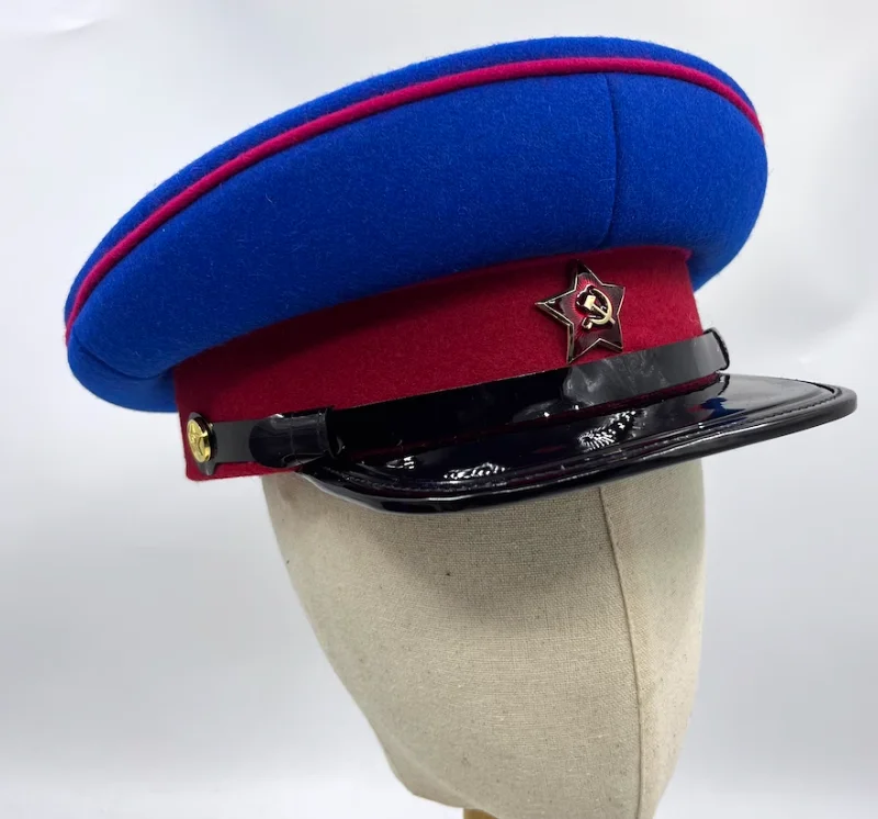 Soviet Political Commissar's Hat NKVD Soviet Ministry of Internal Affairs Uniform Hat