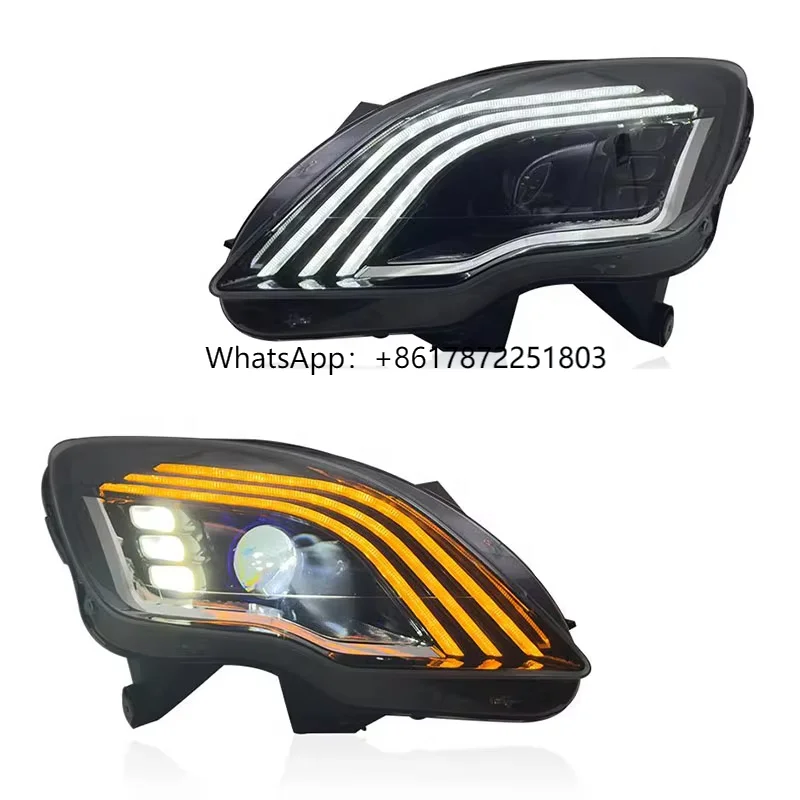 

Auto Specially Designed for Mercedes Benz R-class W251 Headlight Assembly 10-17 Style LED Daytime Running Lights