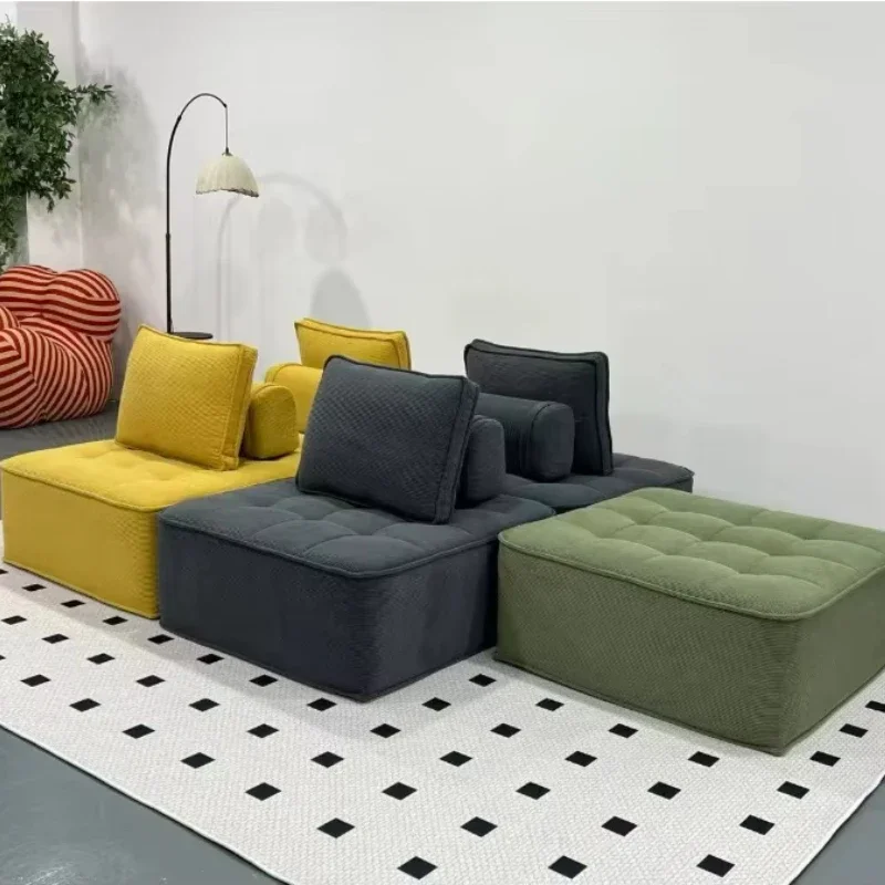 

Modern fabric modular sectional sofa for home living room hotel school with durable sponge filling