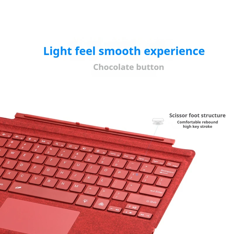 Surface Magnetic Keyboard for Pro3,4,5,6,7 with Large Touchpad, High Capacity Battery, Convenient Operation, Long Lasting Life