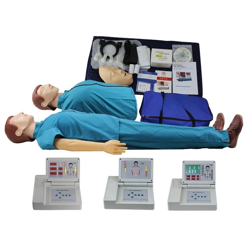 

Secondary cardiopulmonary resuscitation simulated artificial respiration teaching dummy CPR medicine dummy model