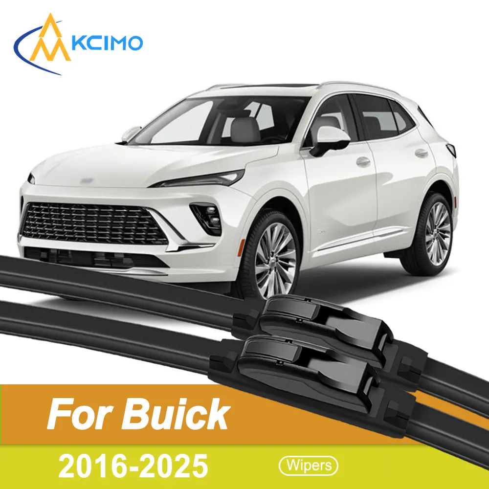 

2-Pack Universal Wiper Blades for Buick Envision 2016-2025- Silent Rain Windshield Washer OEM Fit Front Window Accessories