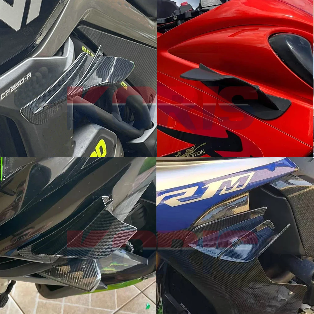 Motorcycle Winglet Aerodynamic Wing Kit Spoiler For Aprilia Tuono 660 Rs660 V4 V4R 1000 1100RR Etv1000 Rst1000 Futura RSV Mille