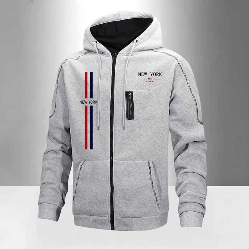 Men's Set/Coat/Pants Autumn Winter Sportswear 2026 New Arrival Zipper Tracksuit Outdoor Casual Sports Fashion Hoodie Jogger Suit view 5