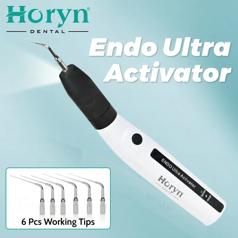 Endo Ultra Activator den tal Cordless Root Cancal Ultrasonic Endoactivator with Activator Tips