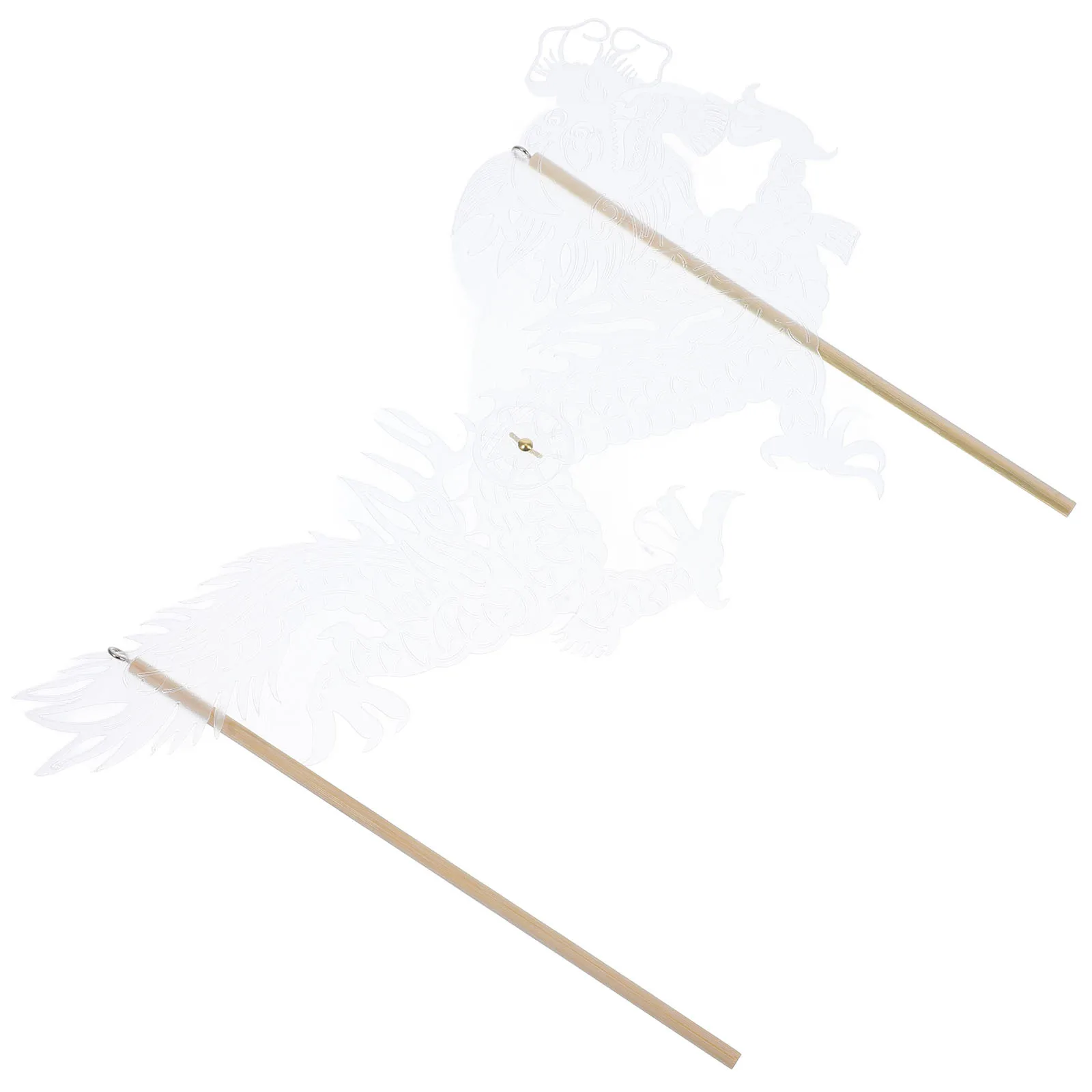 

Chinese Dragon Hand Puppet DIY Craft Traditional Shadow Handmade Decoration Party New Year Prop Chinese Toys