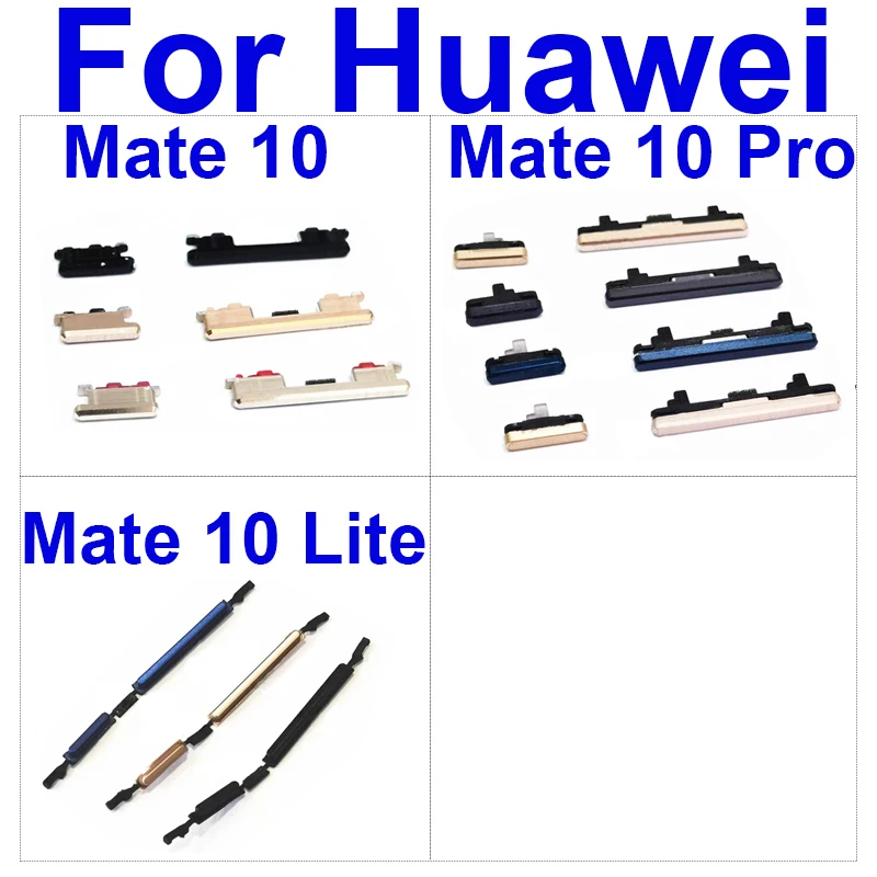 

Power Volume Side Button For Huawei Mate 10 Lite Mate 10 Pro Power Volume Up Down Side Key For Hauwei Mate 10 Repair Parts