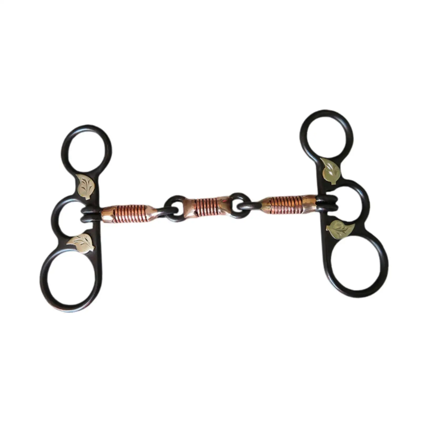 Punta per bocca di cavallo Snaffle per cavallo in metallo da masticare per cavallo Attrezzatura equestre Equipaggiamento protettivo