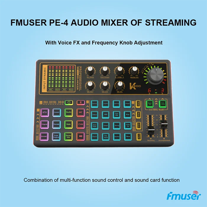 FMUSER PE Podcast Equipment Package For Distance Education, Broadcast Live Tv, Live And Gaming Streaming Including Computer