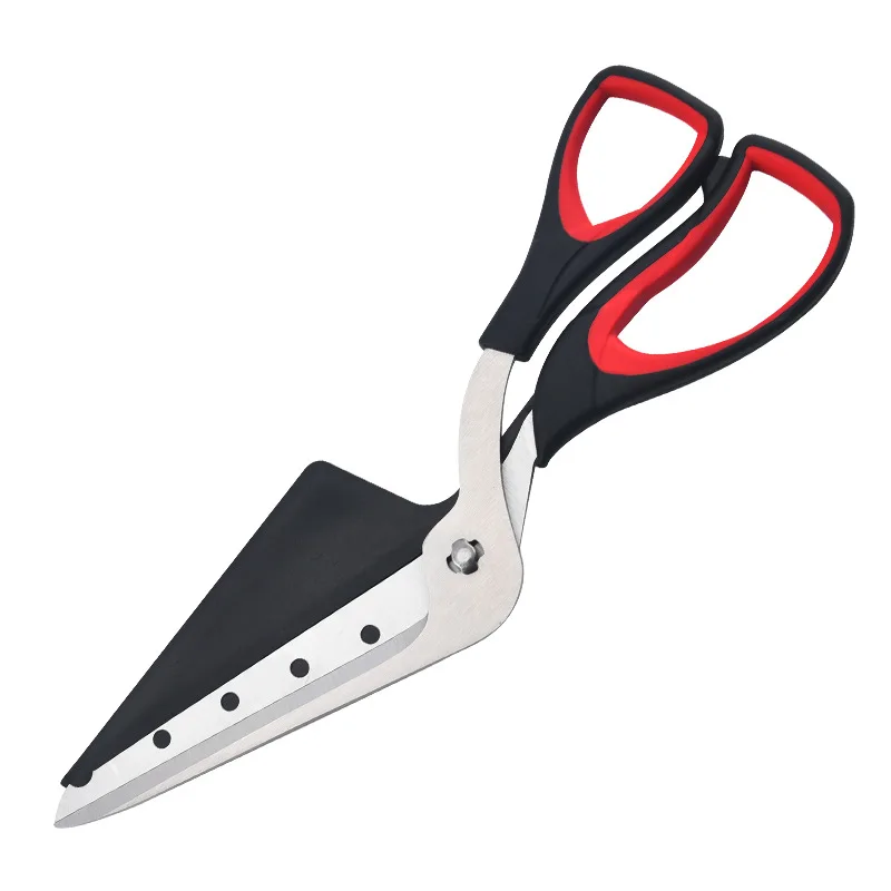 Multifunctional Pizza Scissors Stainless Steel Scissor Cut Pizza Slicer Sharp Detachable Cutting Tools For Restaurant Kitchen