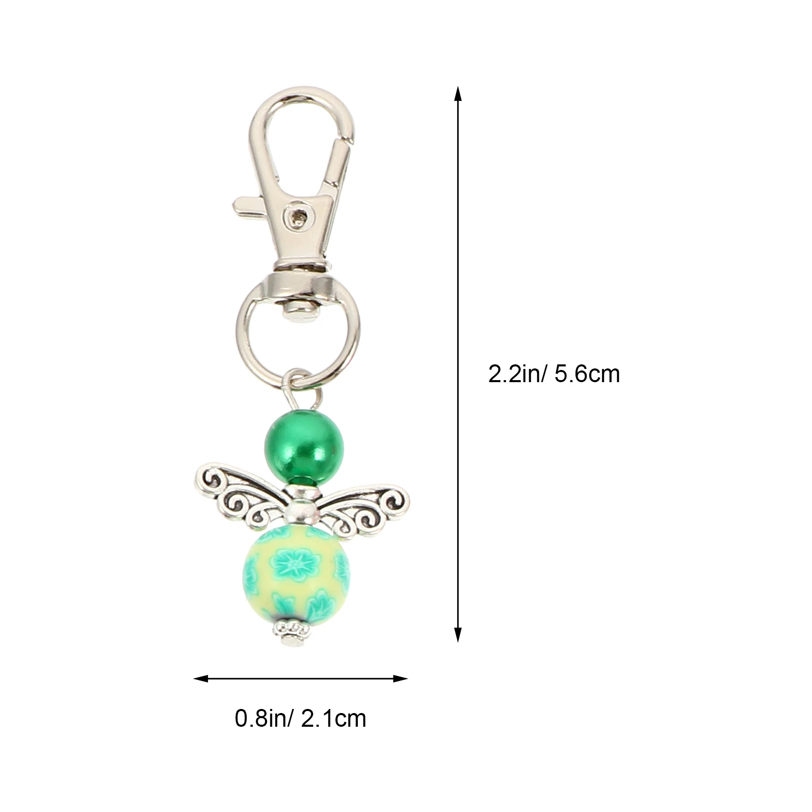 10 Pcs Guardian Angel Key Rings Hanging Chains Key Ringss Gift Pendant Abs Ornament