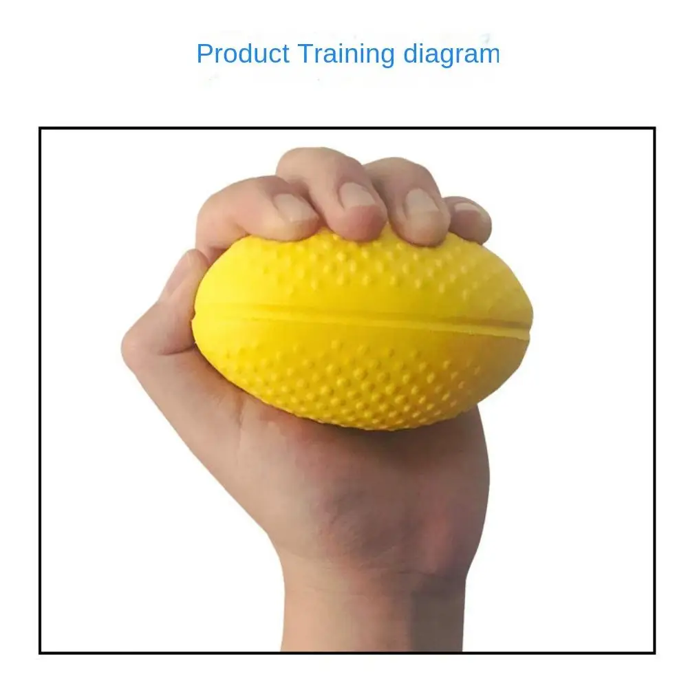 Highly Elastic Hand Exercisers Ball Sponge Odorless Muscle Strengthening Ball Ergonomic Design Reducing Fatigue