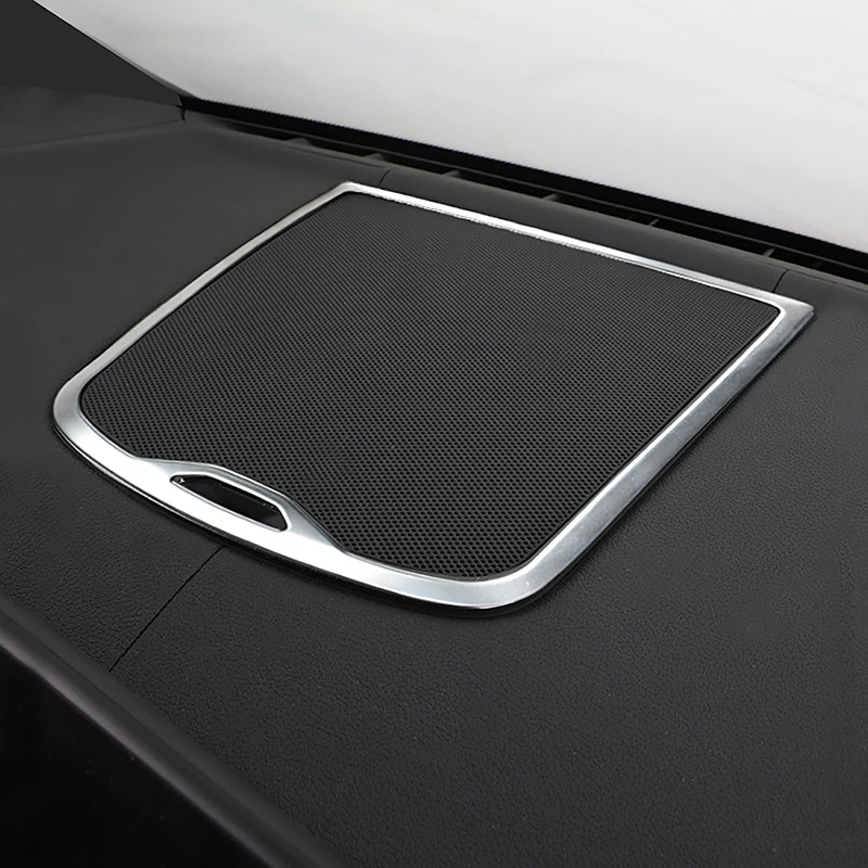 

Stainless Steel Dashboard Center Audio Speaker Frame Decoration Trim For BMW X3 X4 G01 G02 2018-2022 Car Interior Accessories