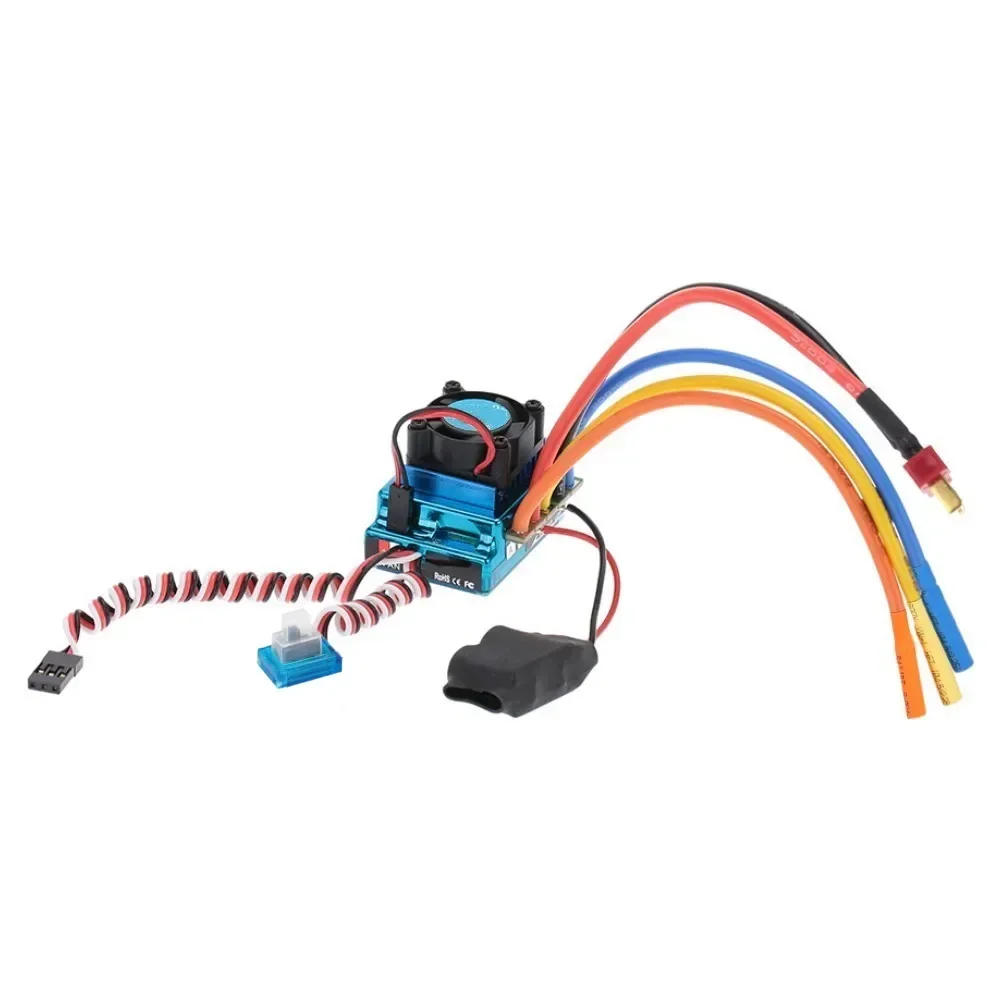 Waterproof 45A 60A 80A 120A Brushless ESC Electric Speed Controller Dust-proof for 1/8 1/10 1/12 RC Car Crawler RC Boat Part